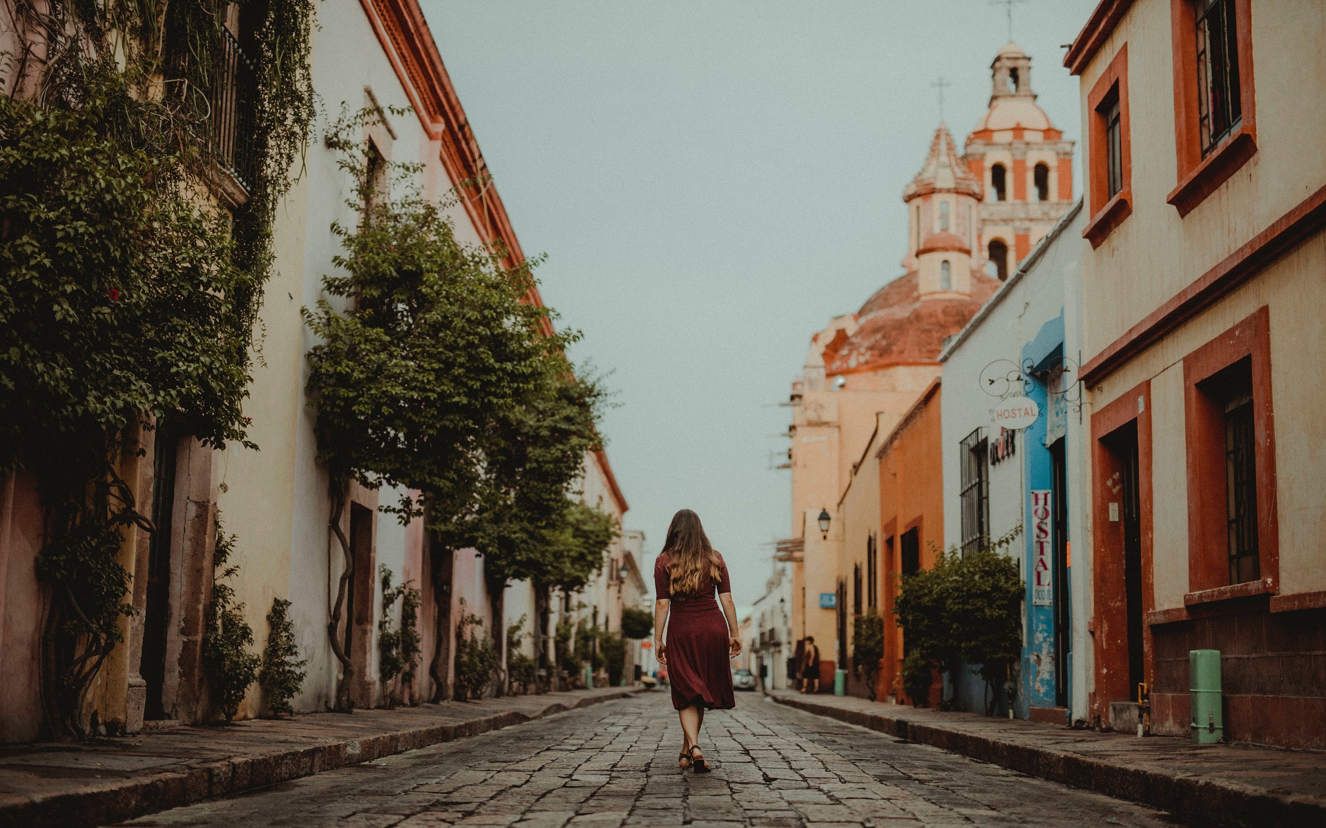 'Taking a stroll down the streets of the island'